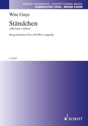 Stndchen fr gem Chor a cappella Partitur