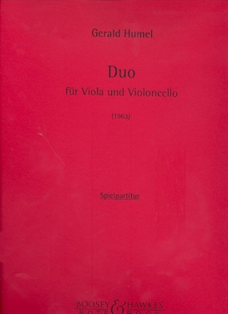 Duo fr Viola und Violoncello Spielaprtitur