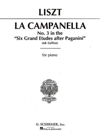 La Campanella  pour piano
