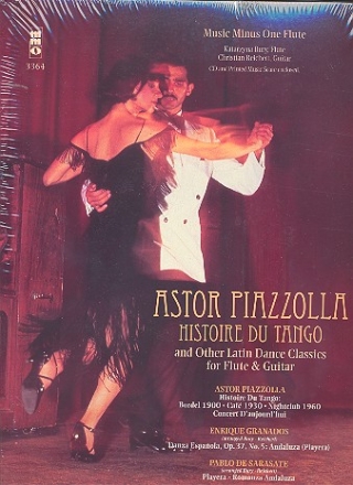 Music Minus One Flute (+CD) Histoire du Tango and other Latin Dance Hits for flute and guitar