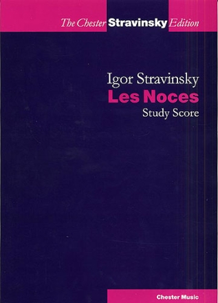 Les Noces  study score (frz/kyr/rus)