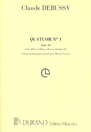 Quartett Nr.1 op.10 fr 2 Violinen, Viola und Violoncello fr Klavier