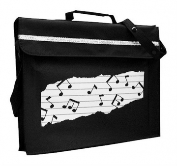 Music Bag Primo Musical Notes Black