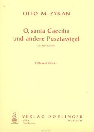 O santa Caecilia und andere Pusztavgel fr Flte und Klavier