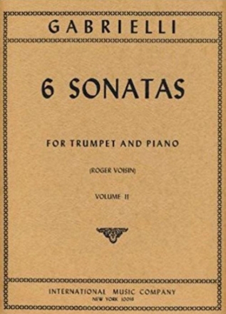 6 Sonatas op.11 vol.2 (nos 4-6) for trumpet and piano