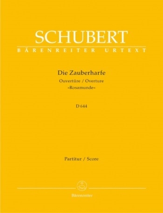 Ouvertre zu Die Zauberharfe C-Dur D644 fr Orchester Partitur