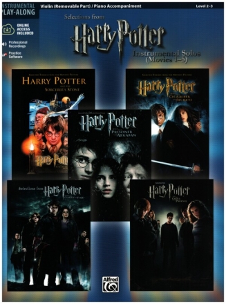 Selections from Harry Potter vol.1-5 (+Online Audio): for violin and piano