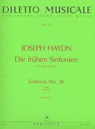 Sinfonie C-Dur Nr.38 Hob.I:38 fr Orchester Partitur