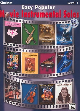 Easy popular Movie Instrumental Solos (+Online Audio) for clarinet