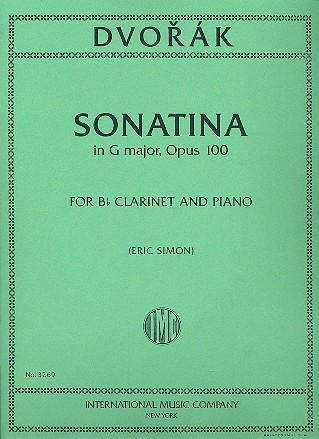 Sonatina g major op.100 for clarinet and piano