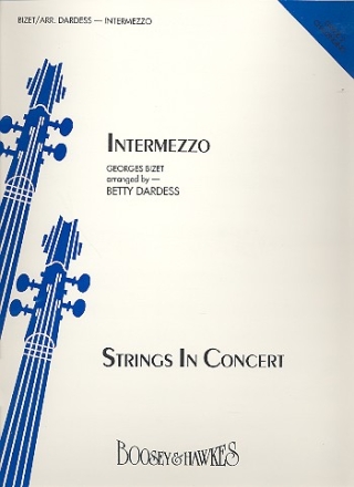 Intermezzo SOB 67 fr Streichorchester Partitur und Stimmen