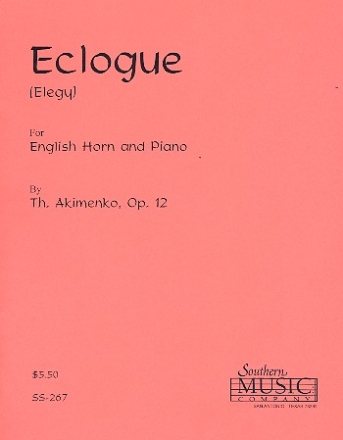 Eclogue for english horn and piano