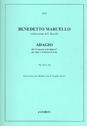 Adagio dal concerto do minore per oboe e orchestra d'archi per chitarra sola