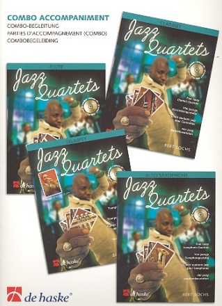 jazz quartets: combo-begleitung partitur und stimmen