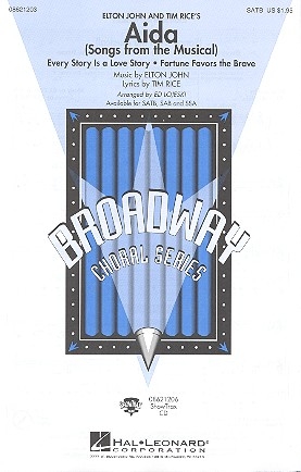 2 Songs from Aida  for mixed chorus (SATB) and piano score