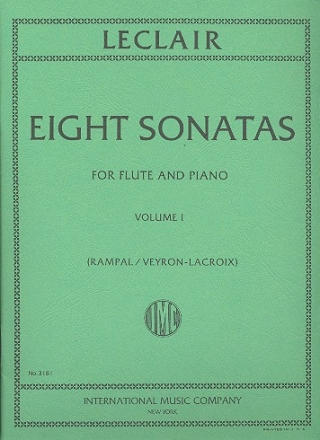 8 Sonatas vol.1 (nos.1-4) for flute and piano