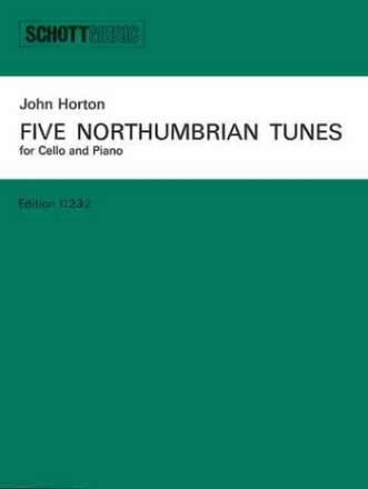 5 Northumbrian Tunes for cello and piano parts