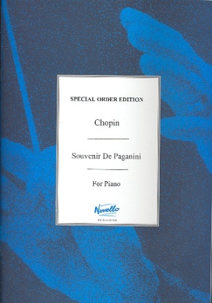 Souvenir de Paganini for piano