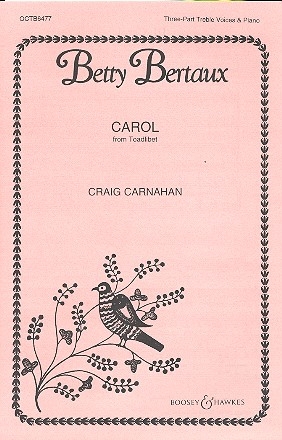 Carol fr Kinderchor (SSA) und Klavier Chorpartitur