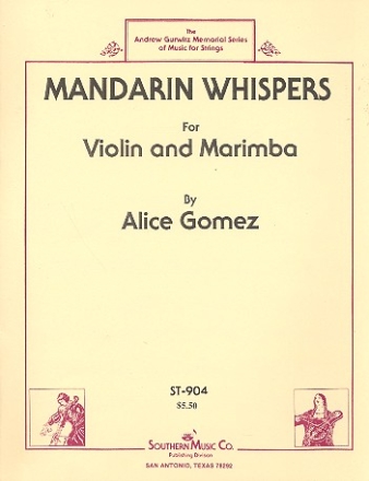 Mandarin Whipers for violin and marimba