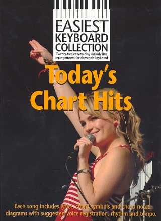 Today's Chart Hits: for keyboard Easiest Keyboard Collection