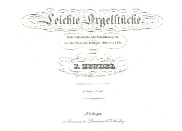 Leichte Orgelstcke op.2 Band 1