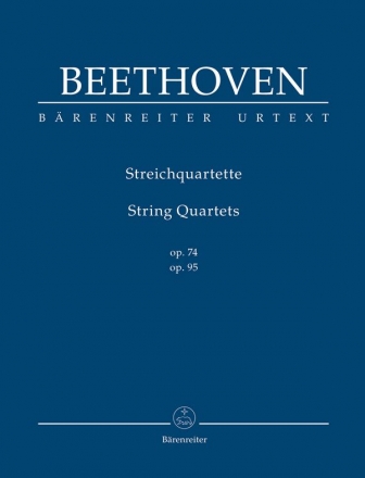 Streichquartette op.74 und 95 fr Streichquartett Studienpartitur