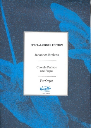 Chorale Prelude and Fugue for organ archive copy