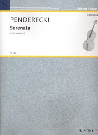 Serenata fr 3 Violoncelli Partitur und Stimmen