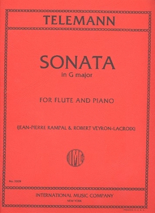 Sonate G-Dur fr Flte und Klavier