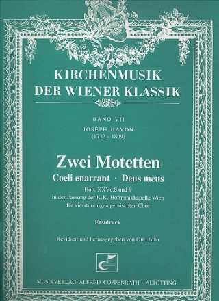 2 Motetten Hob.XXVc:8 und 9 fr gem Chor a cappella Partitur