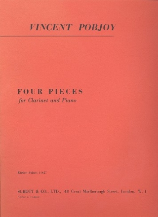 4 Pieces for clarinet and piano