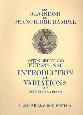 Introduction et variations op.72 pour flute t piano