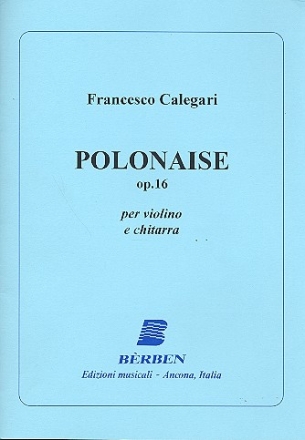 Polonaise op.16 fr Violine und Gitarre Partitur und Stimmen