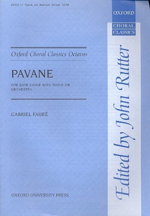 Pavane op.50 for mixed chorus and orchestra vocal score (frz)