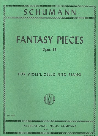 Fantasy Pieces op.88 for violin, cello and piano parts