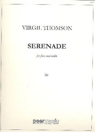 Serenade for flute and violin 2 scores