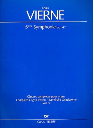 Sinfonie Nr.5 op.47 fr Orgel