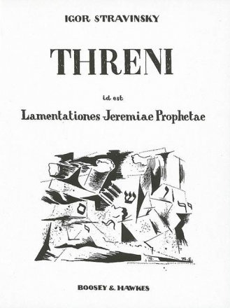 Threni fr Soli (SATTBB), gemischter Chor (SATB) und Orchester Klavierauszug