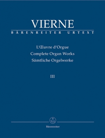 Smtliche Orgelwerke Band 3 Sinfonie Nr.3 op.28