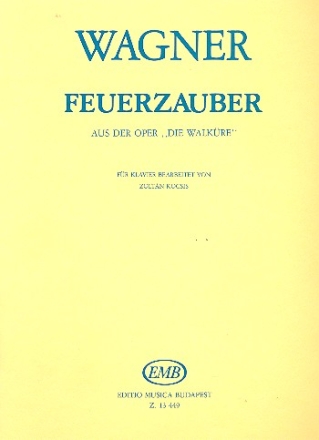 Feuerzauber aus der Oper 'Walkre' fr Klavier