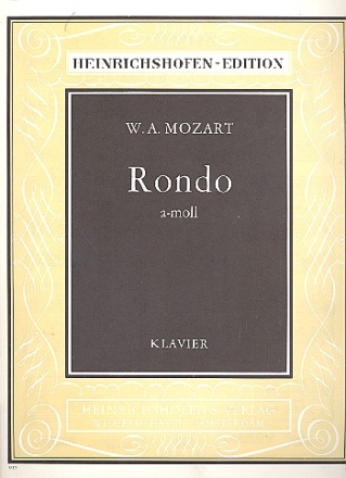 Rondo a-Moll KV511 fr Klavier