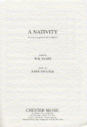 A Nativity for female chorus a cappella score