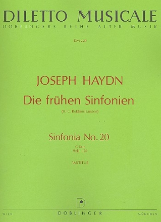 Sinfonie C-Dur Hob.I:20 fr Orchester Partitur