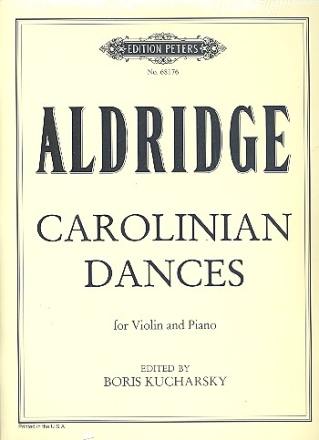 Carolinian Dances for violin and piano