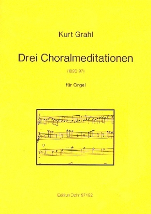 3 Choralmeditationen fr Orgel