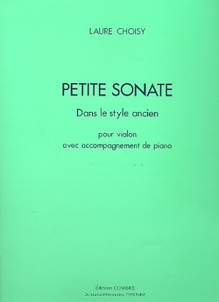 Petite sonate dans le style ancien pour violon et piano