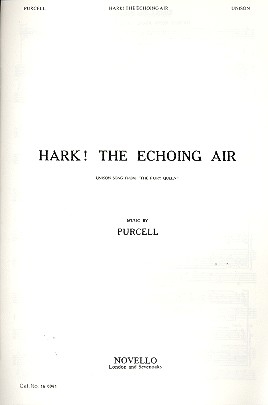 Hark the echoing Air   from The fairy Queen for unison voices and piano