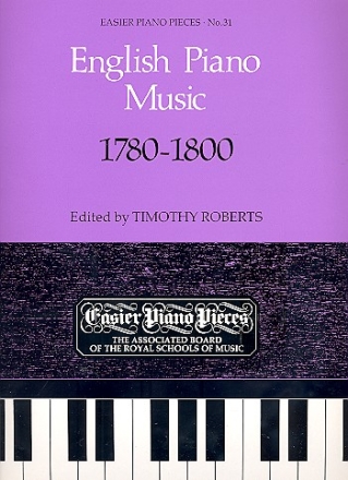 English Piano Music 1780-1800 for piano