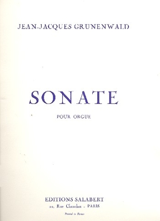 Sonate pour orgue